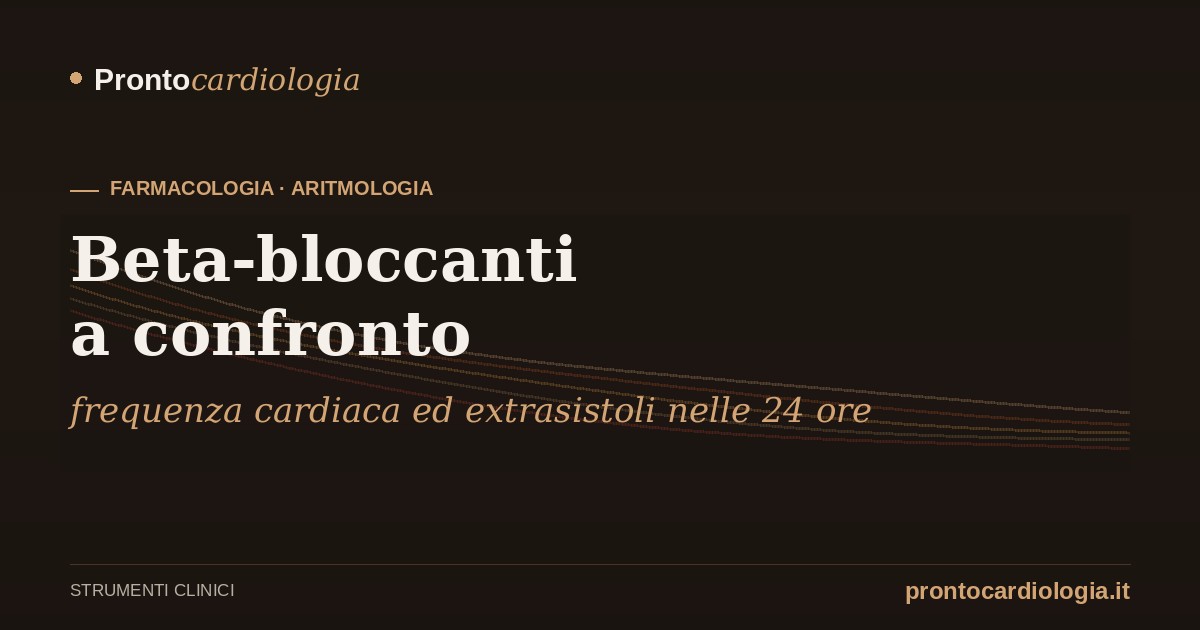 Confronto fra beta-bloccanti nelle 24 ore