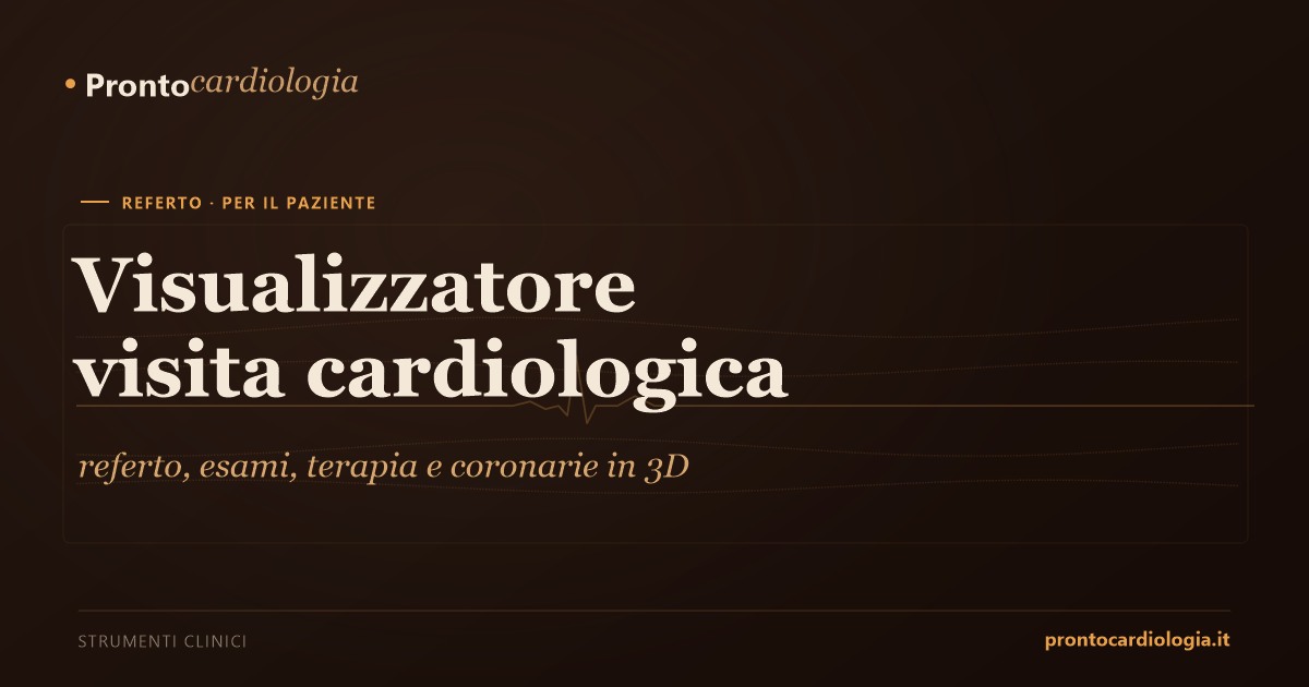 Il referto della visita aperto sul telefono